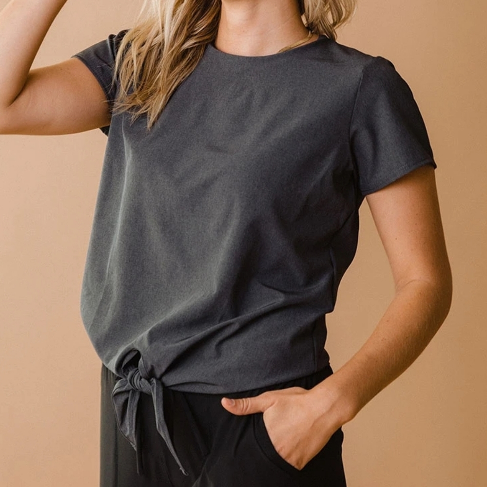 Albion Front Tie Top